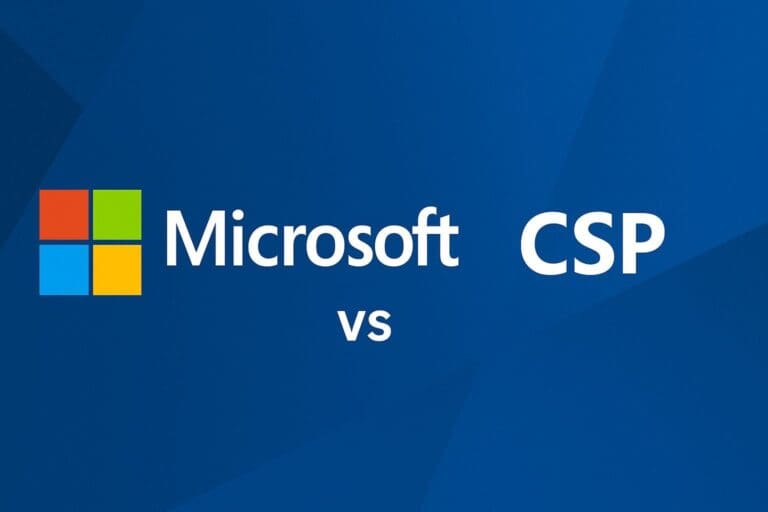 Microsoft vs CSP